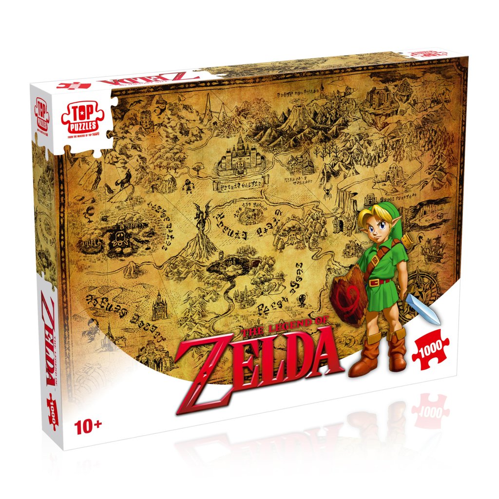 Sumérgete en Hyrule con el rompecabezas de 1000 piezas de Zelda