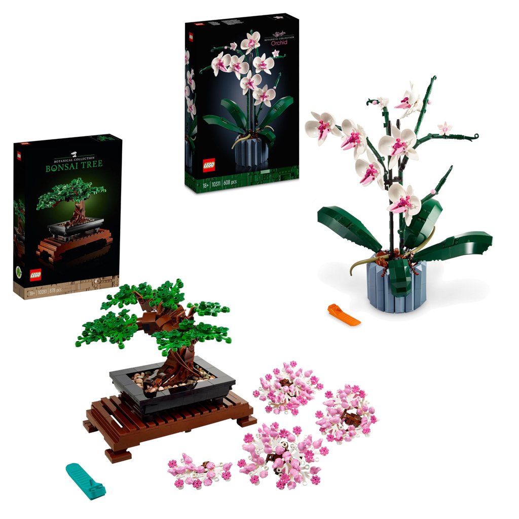 Pack LEGO Botanical: Orquídea y Bonsái, ¡dos sets por menos del 35%!