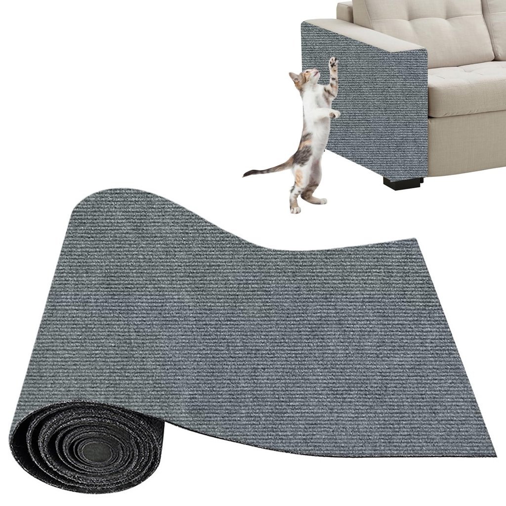 Alfombra Rascador para Gatos, Tapete Autoadhesivo para Rascar Gatos
