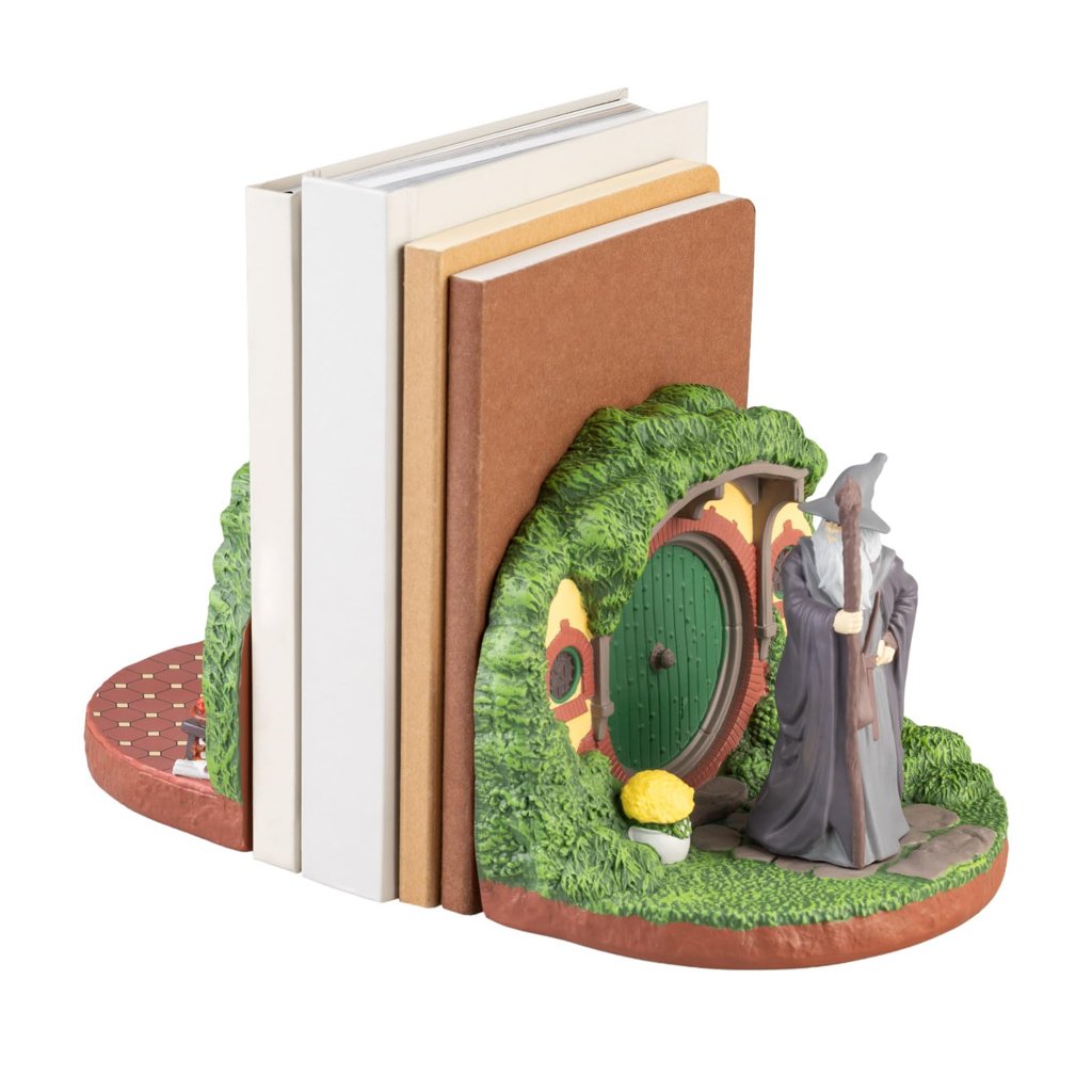 Organiza tus novelas con estilo: sujetalibros El Señor de los Anillos