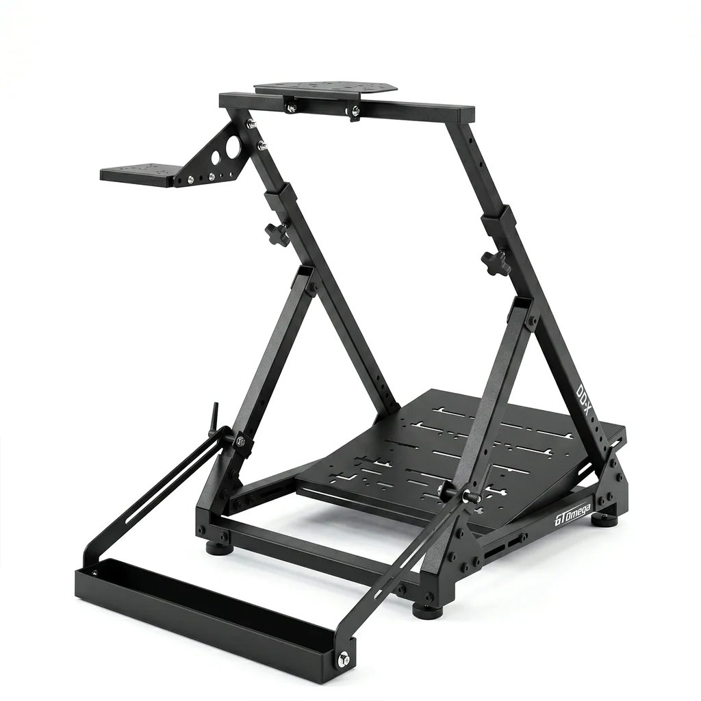 Soporte GT Omega DD-X Wheel Stand para SimRacing (Especial Direct Drive hasta 21 Nm) "Mini CockPit"