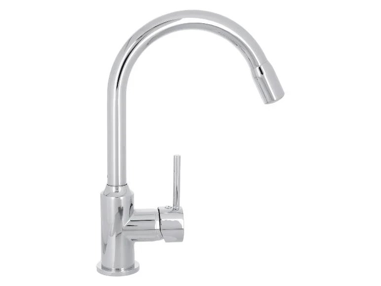 Grifo de cocina con LED y caño giratorio – diseño moderno