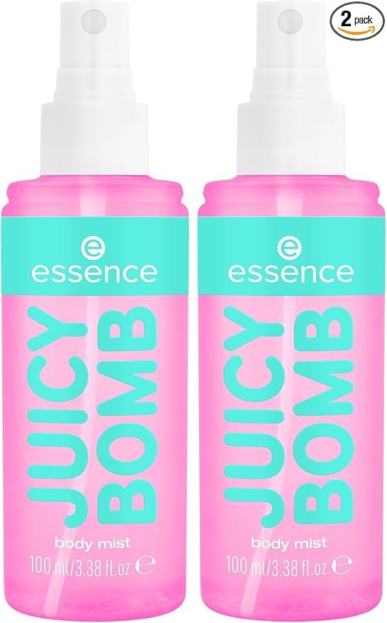 Essence Bruma corporal JUICY BOMB: 2×100 ml de aroma dulce y duradero