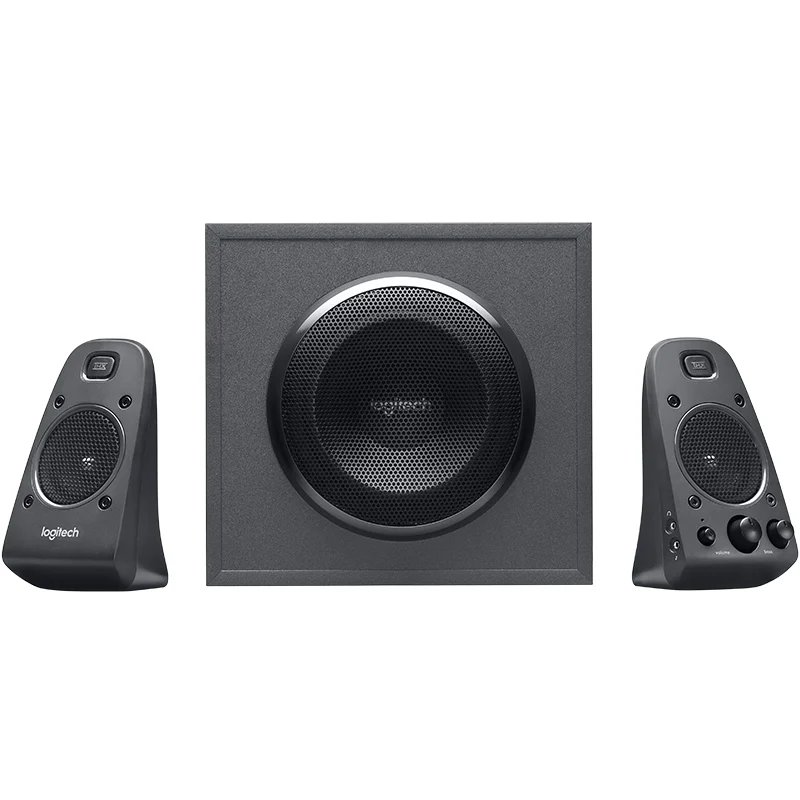 Logitech Z625 altavoces 2.1 con certificación THX, 400 W de pico (200 W RMS), subwoofer, entrada óptica, RCA y