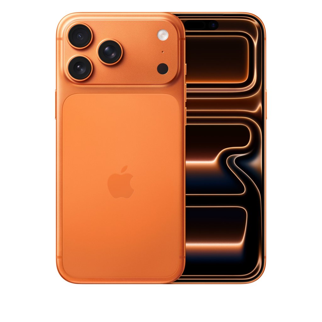 iPhone 17 Pro Max 256 GB en vibrante naranja – Última generación