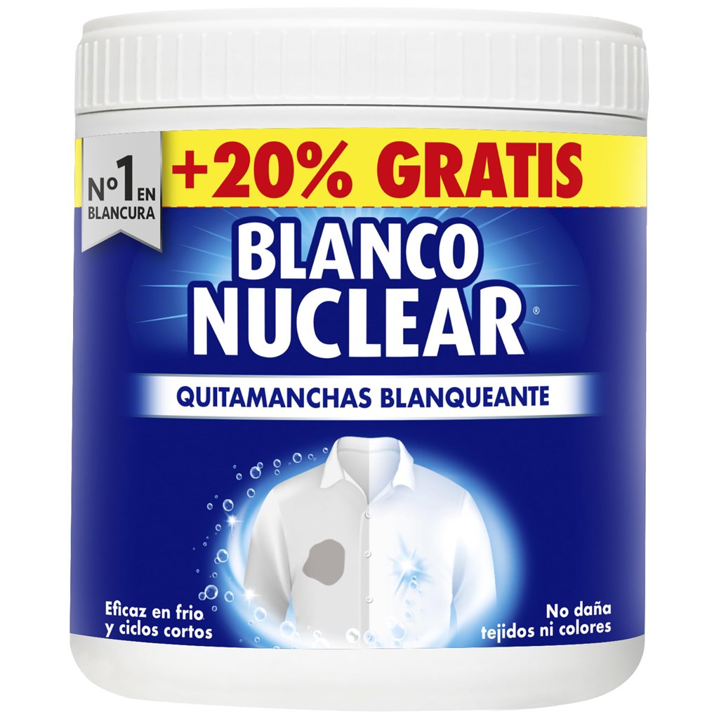 Blanco Nuclear en Polvo – 1,1 kg de poder quitamanchas