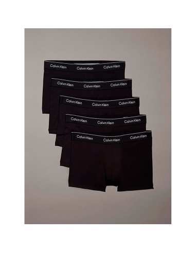 Pack de 5 bóxers Calvin Klein negro: estilo y confort
