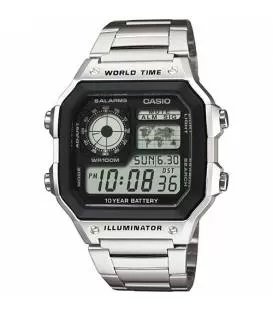 Reloj digital Casio AE‑1200WH‑D con caja de acero a precio imbatible