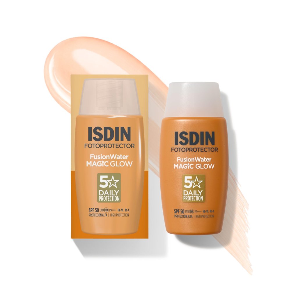 Protege tu piel con ISDIN Fusion Water MAGIC Glow SPF 50