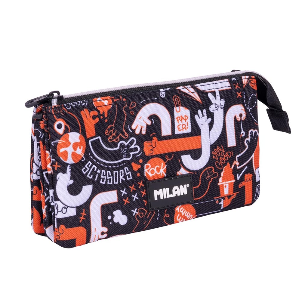 Estuche MILAN Fingers de 5 compartimentos – organización divertida