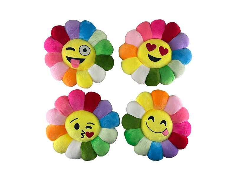 Cojín de peluche con flor, el abrazo suave de 30 cm