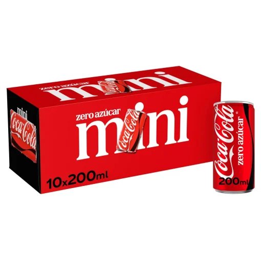 Pack mini de Coca‑Cola Zero: 10 latas a precio imbatible