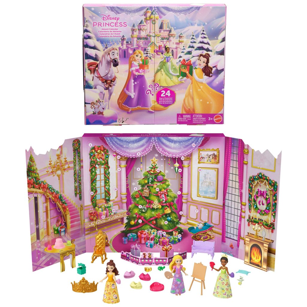 Calendario de Adviento Disney Princess: 24 sorpresas de Rapunzel y Tiana