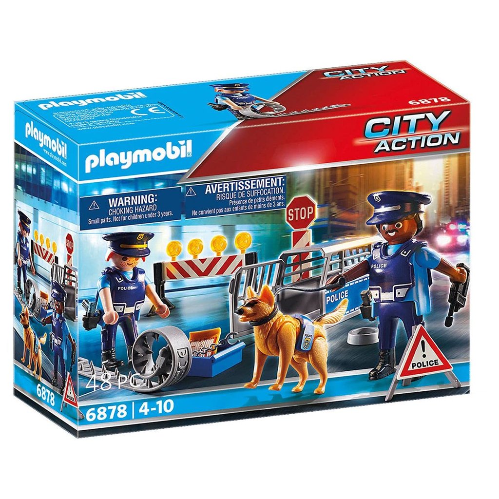 Control de Policía Playmobil City Action 6878: ¡Diversión al máximo!