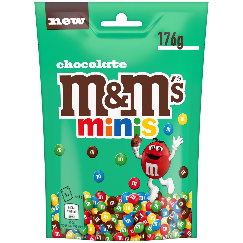 M&M's Minis: bolitas de chocolate crujientes y coloridas