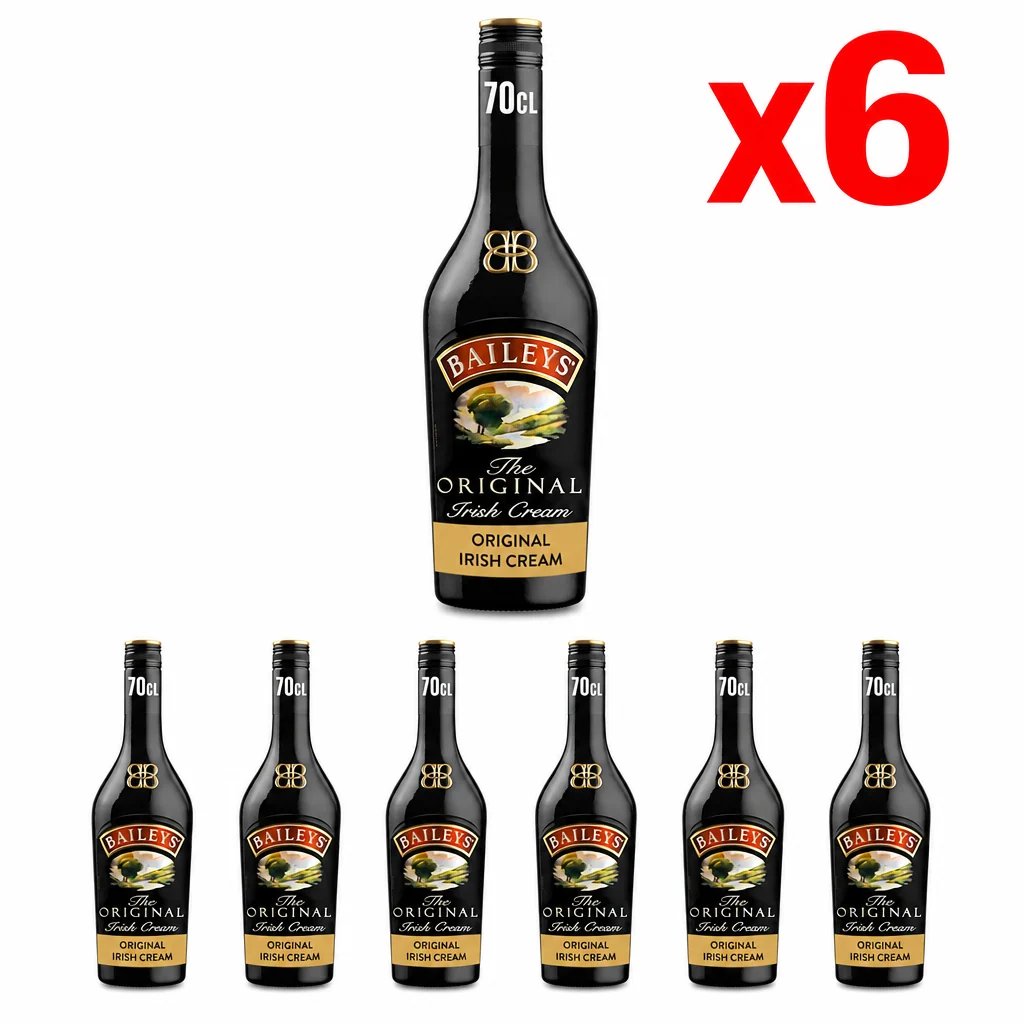 Pack de 6 Baileys Original: el placer irlandés en casa