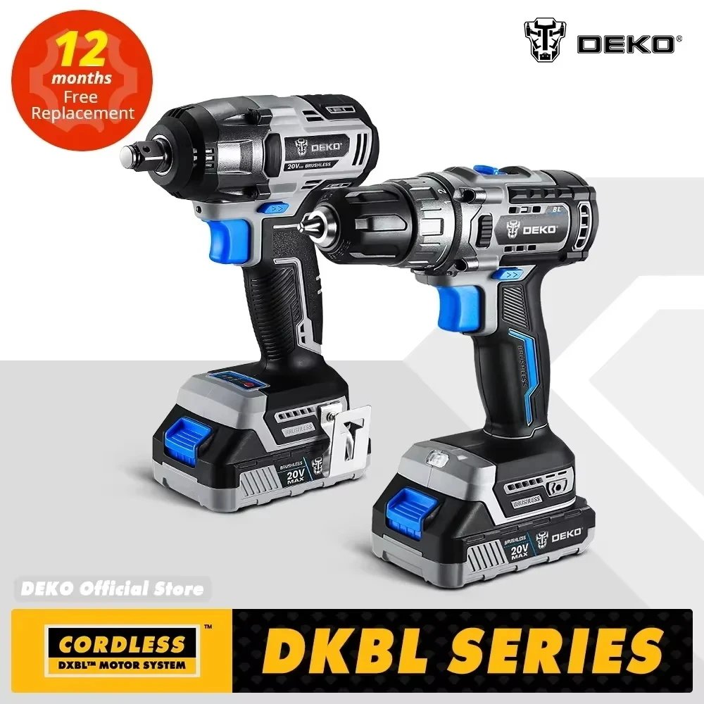 Taladro DEKO a batería con cargador por solo 9,21€