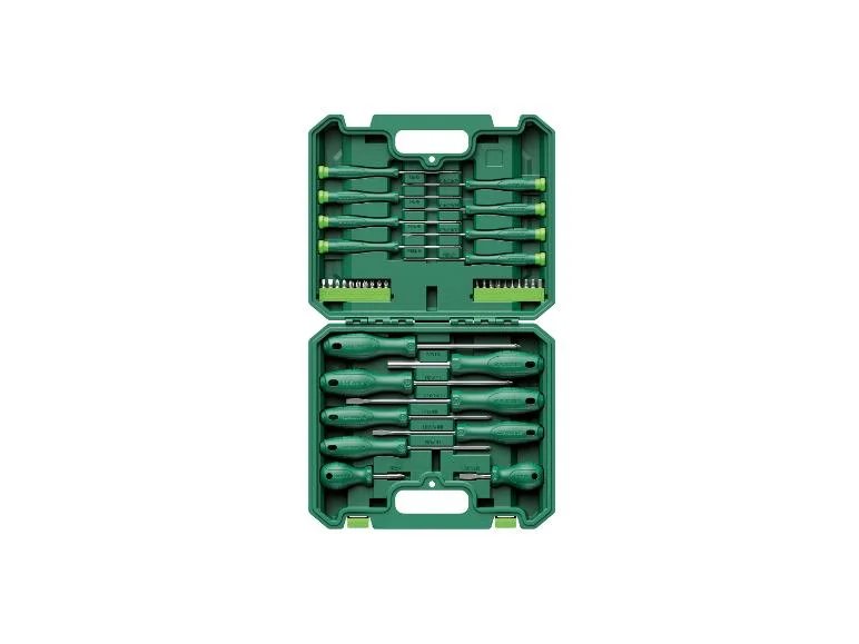 Set completo de destornilladores con puntas intercambiables