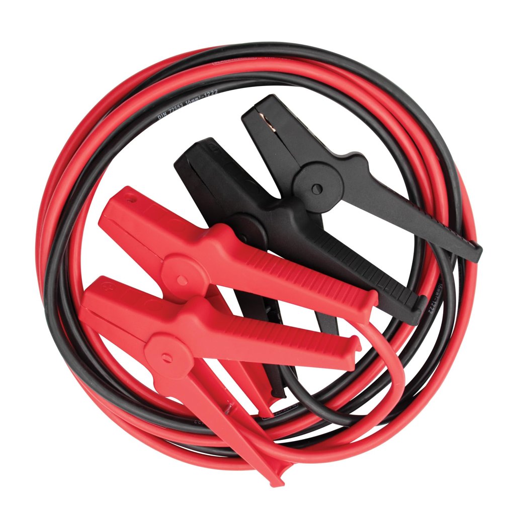 Cables de arranque 3 m con pinzas aisladas – seguridad certificada