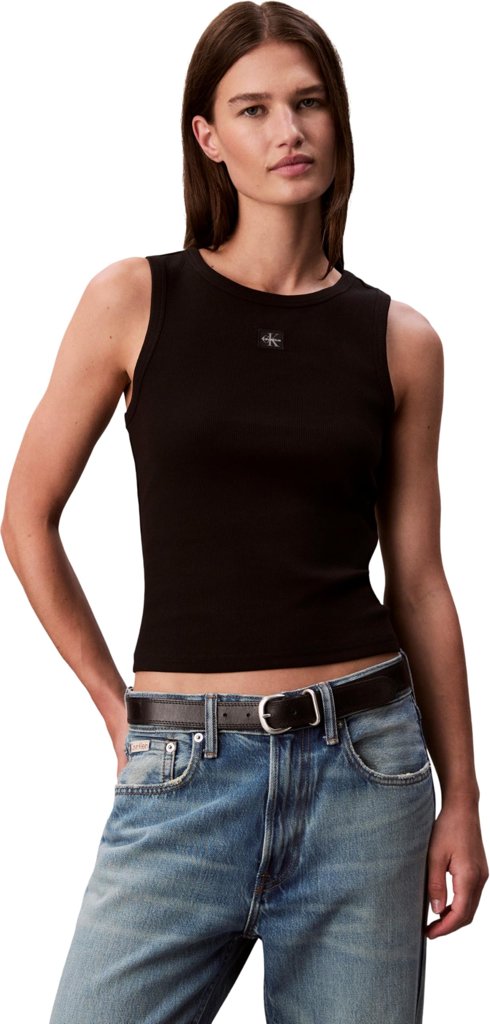 Camiseta sin mangas Calvin Klein con logo: estilo y comodidad