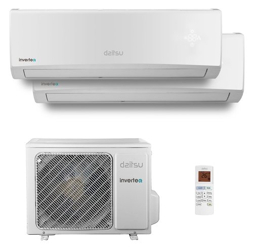 Climatiza dos estancias con este multisplit Daitsu 2x1 Inverter