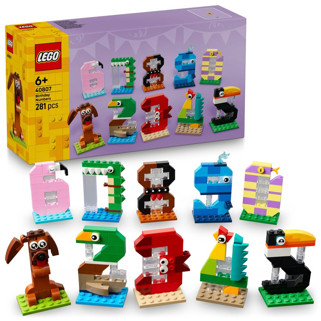 ¡Celebra con estilo! Números LEGO para el cumpleaños
