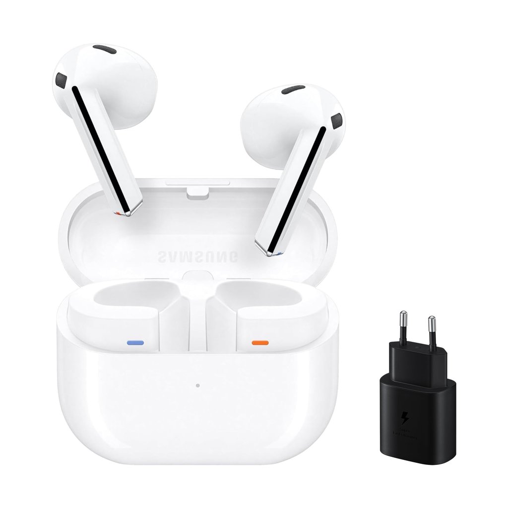 Auriculares Samsung Galaxy Buds3 con carga rápida y cancelación de ruido