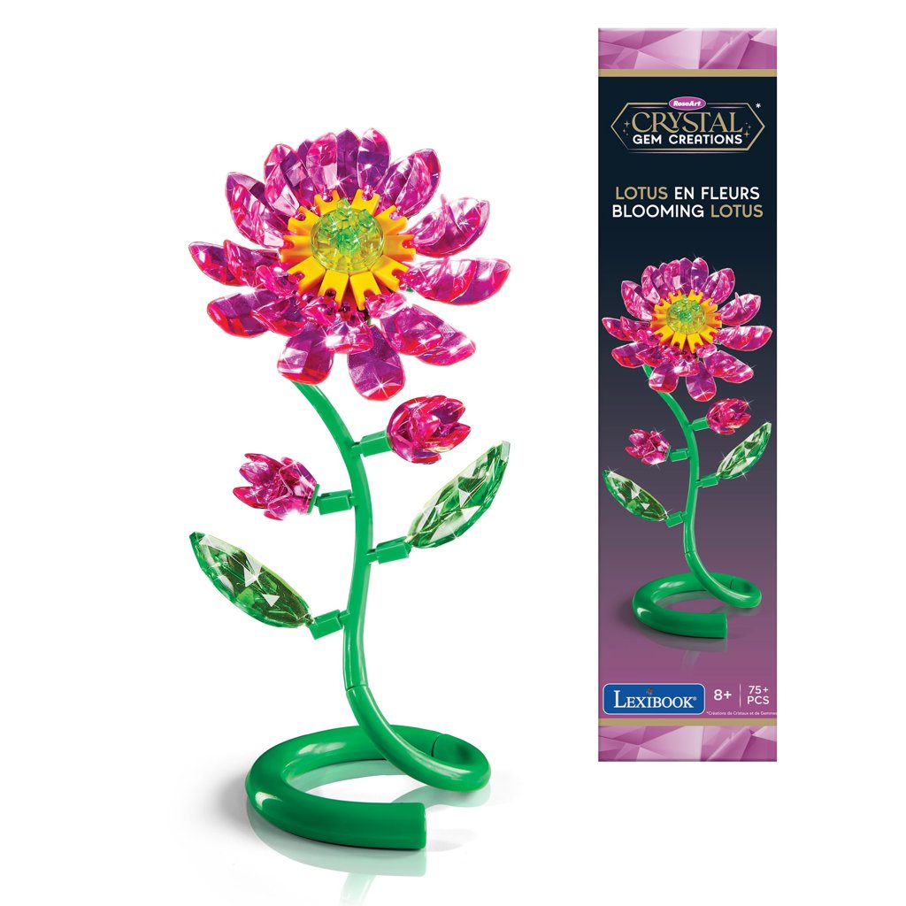 Crea tu propia Flor de Loto de cristal con el kit DIY de LexiBook