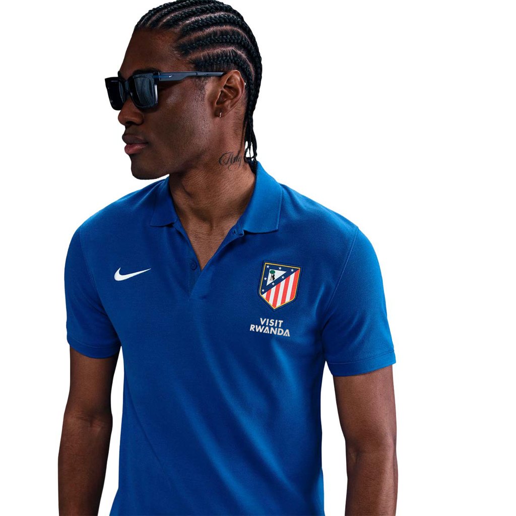 Polo azul del Atlético de Madrid de Nike – edición 25/26