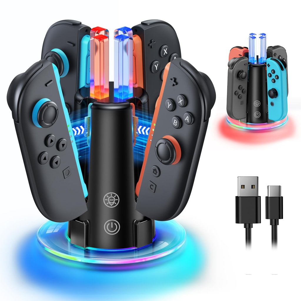 Cargador Switch con luz RGB