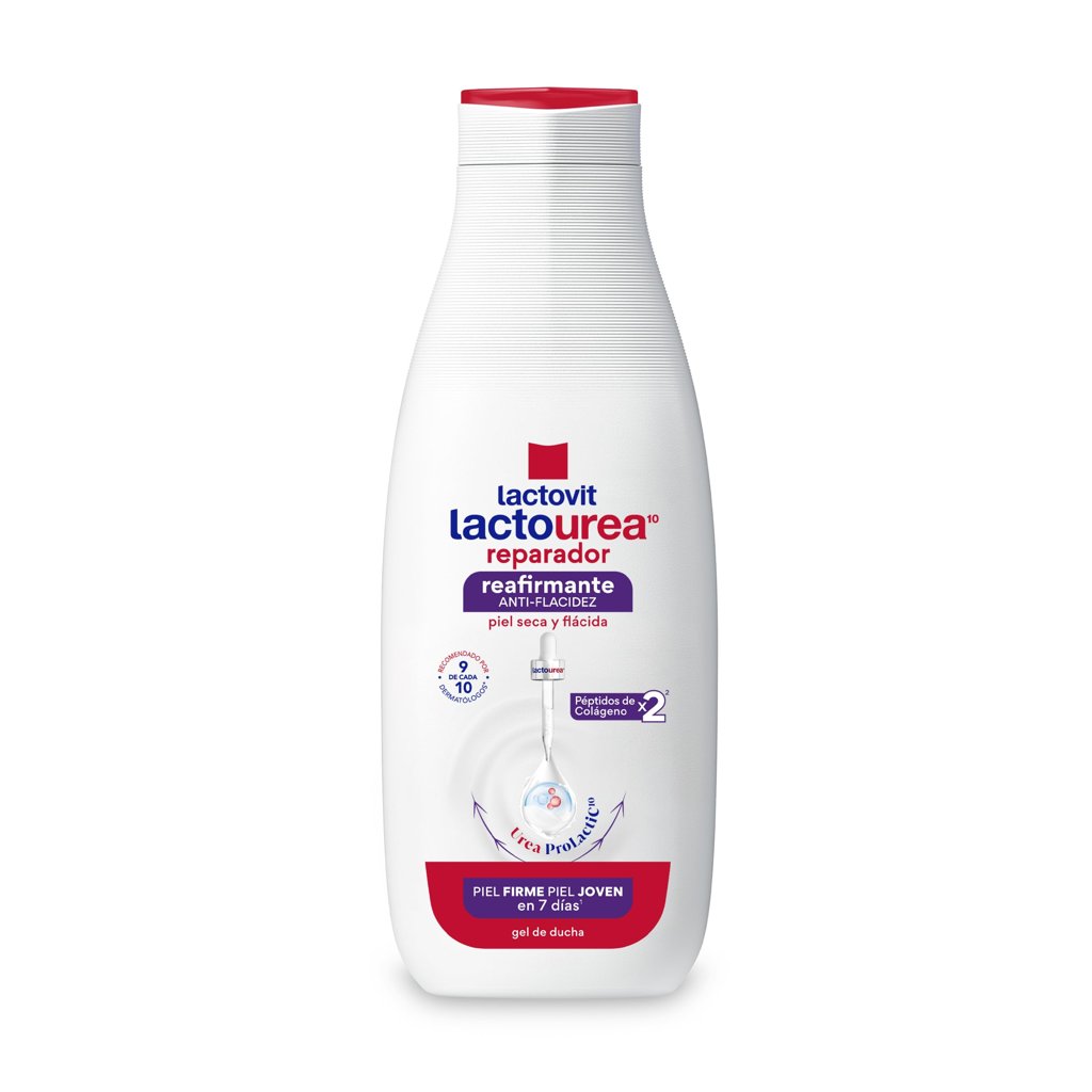 Pack 4 geles Lactovit: ducha reafirmante para piel seca