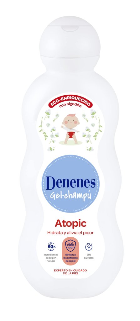 Champú infantil Denenes Atopic Gel: cuida la piel sensible del bebé