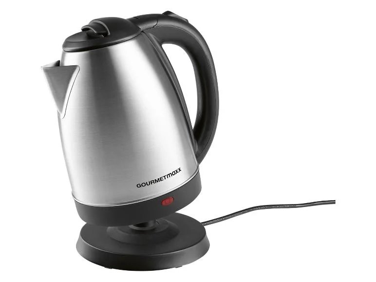 Hervidor Gourmetmaxx 1,8 L: acero inoxidable y potencia de 1500 W