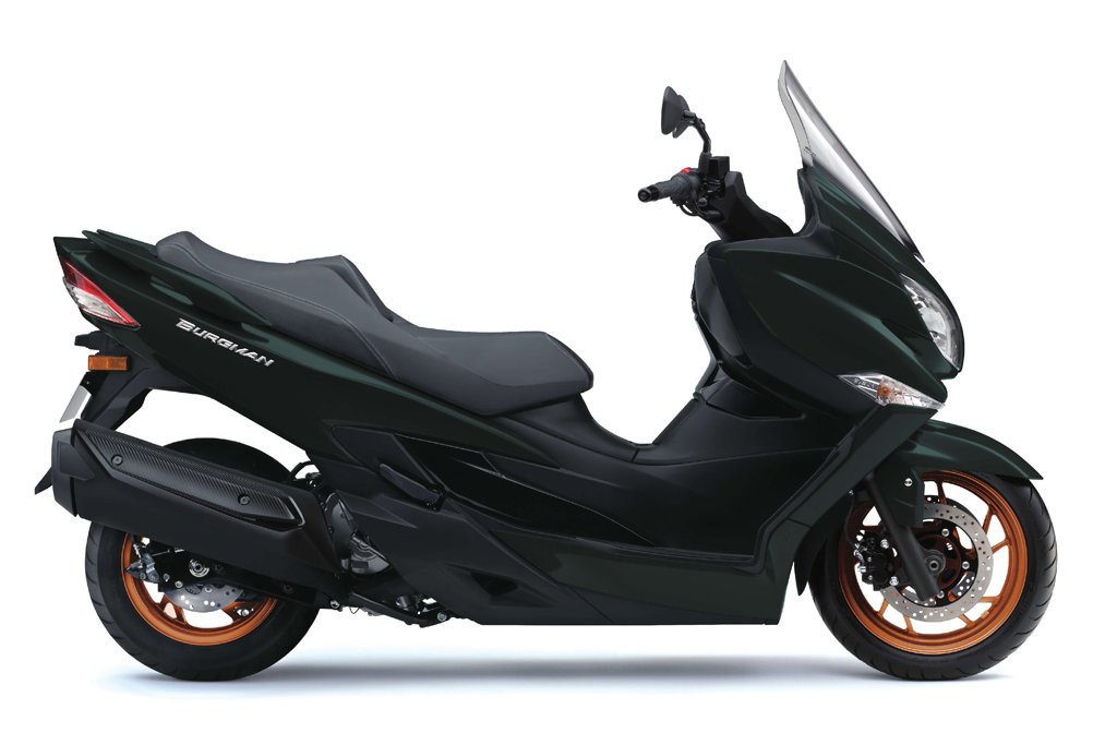 Suzuki Burgman 400. Modelo 2026. Apta para carnet A2 y 8 años de garantía. Oferta válida en toda España