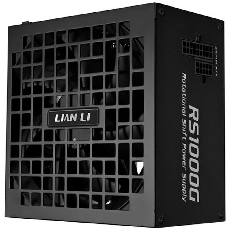 Fuente/PSU Lian Li Rotational Shift RS1000G 80 Plus Gold 1000W ATX 3.1 Modular Con Hub Negro