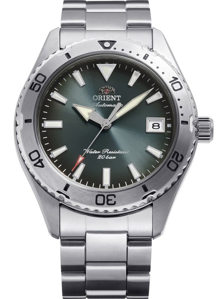 Reloj automático Orient Mako Diver verde 40 mm – estilo y resistencia