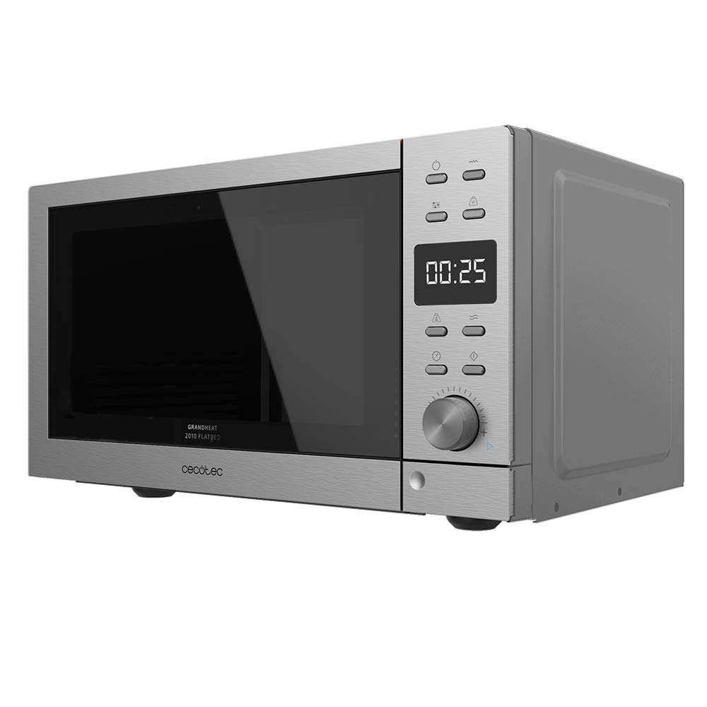 Microondas Cecotec GrandHeat Flatbed: cocina sin plato y grill potente