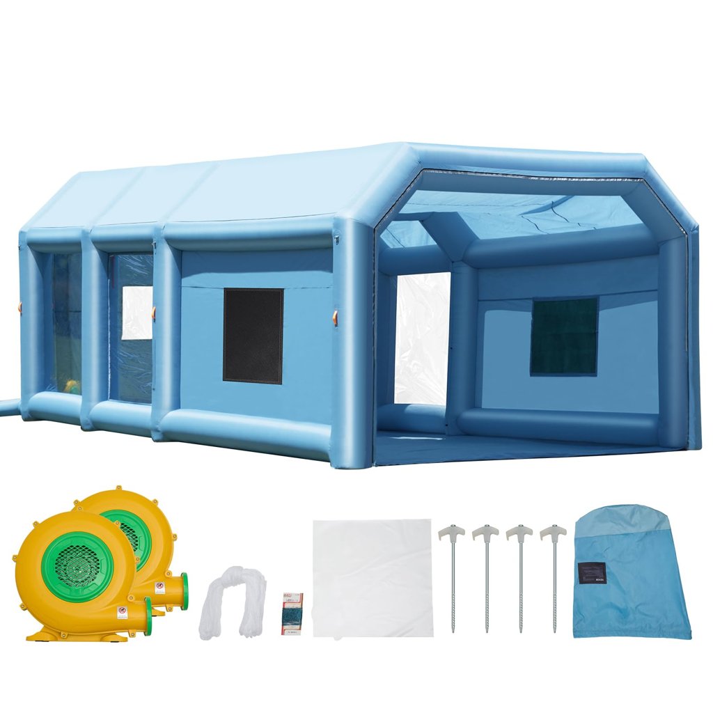 Cabina de pintura inflable VEVOR: protege tu espacio y ahorra tiempo