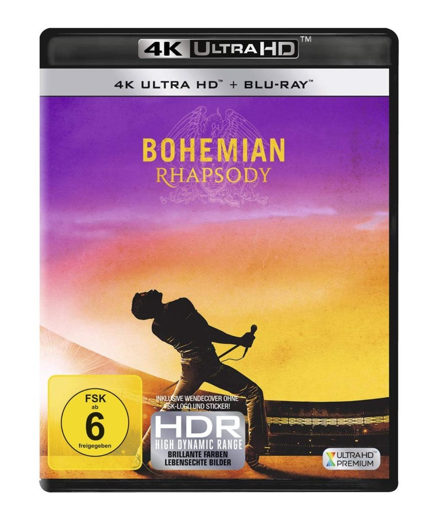 Bohemian Rhapsody 4K UHD + Blu‑ray: la vida de Freddie en alta definición