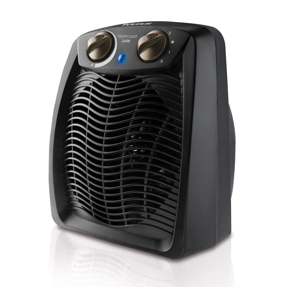 Calefactor Taurus Tropicano 2400W: calor silencioso y regulable