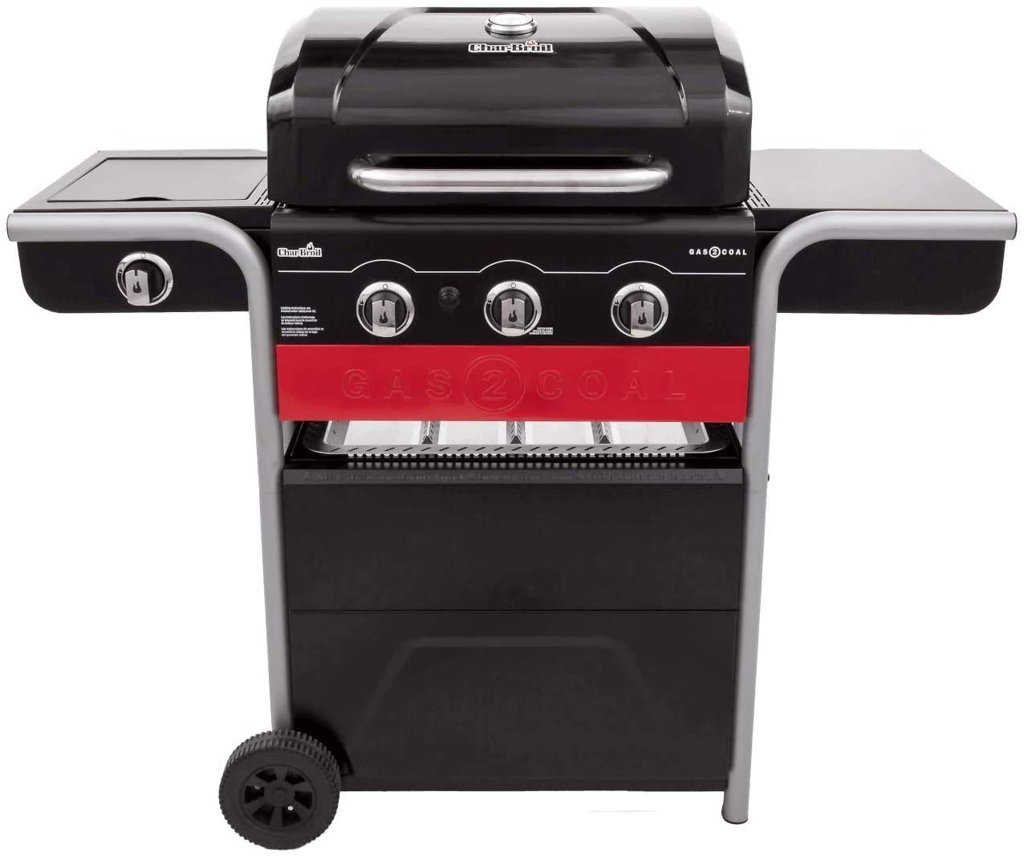 Barbacoa híbrida Char‑Broil 330: gas y carbón en una sola pieza