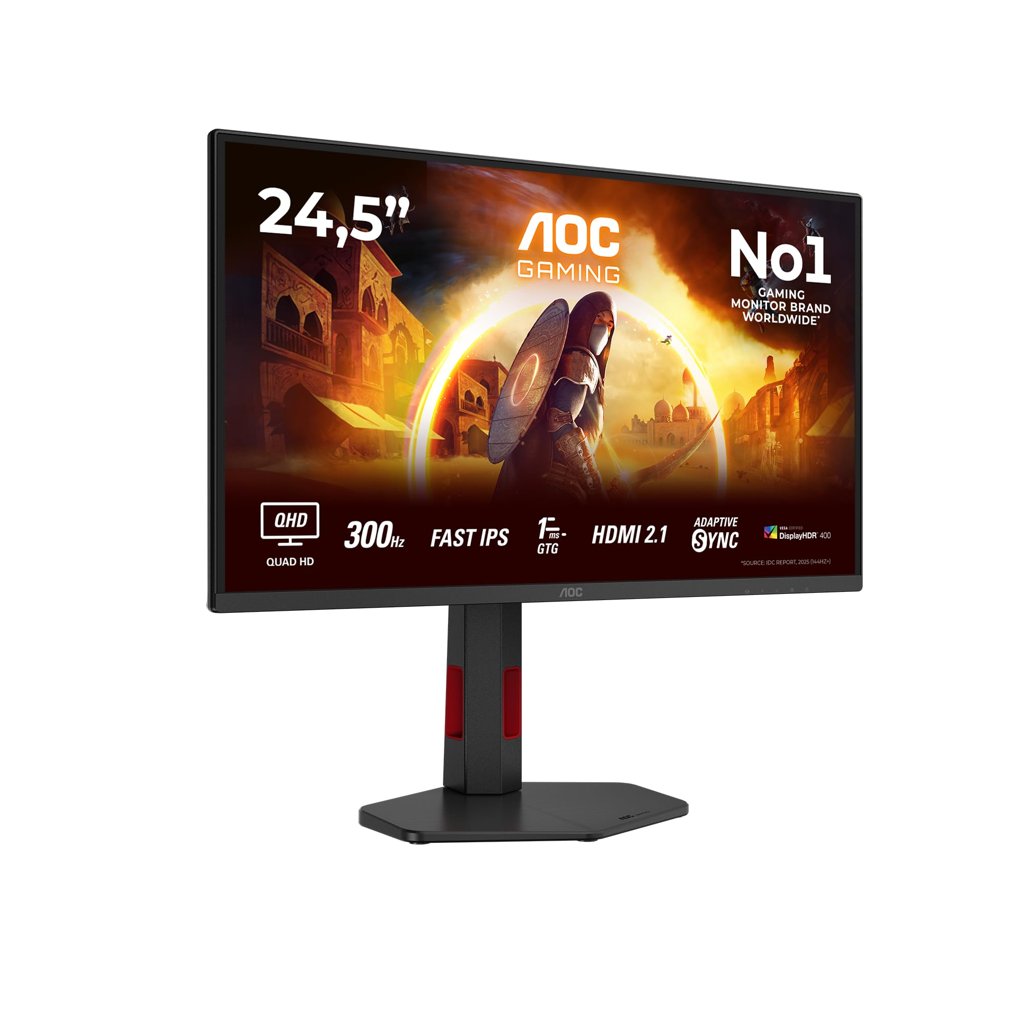Monitor gaming AOC Q25G4SR 24.5" QHD 300 Hz con HDR400