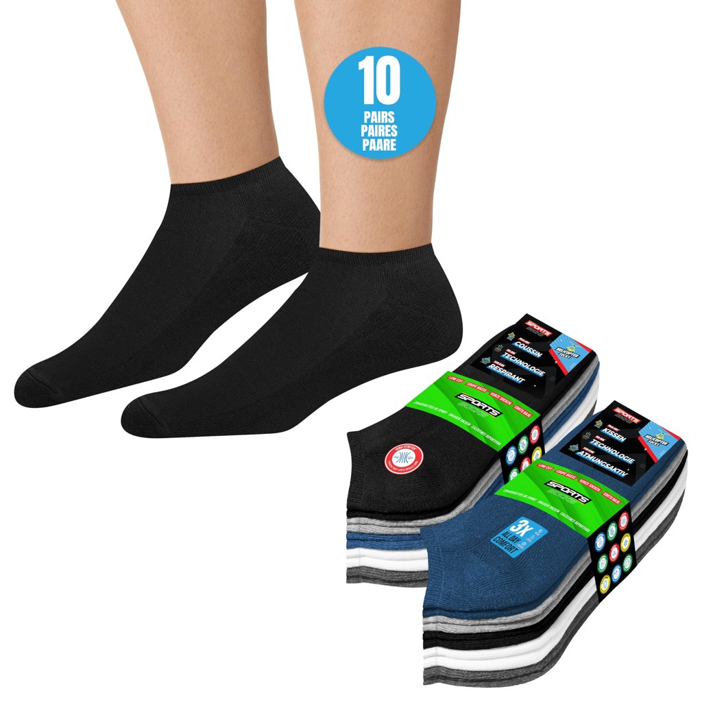 Calcetines tobilleros SOXCO: 10 pares de colores para verano