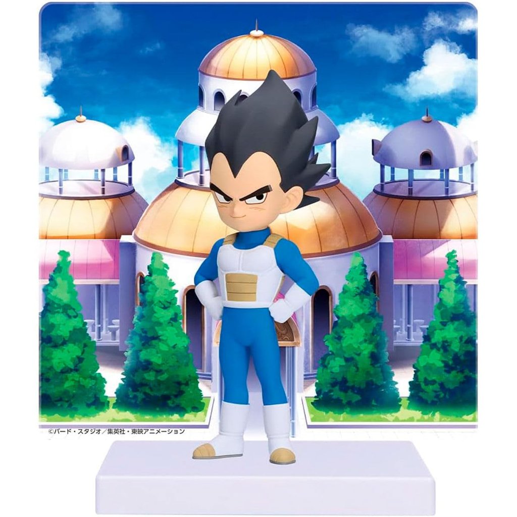 Figura de acción Vegeta Daima de Banpresto – 9 cm con panel
