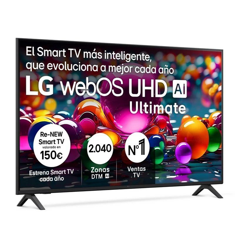 LG 55" 4K Ultra HD Smart TV sin marco – WebOS y AirPlay2