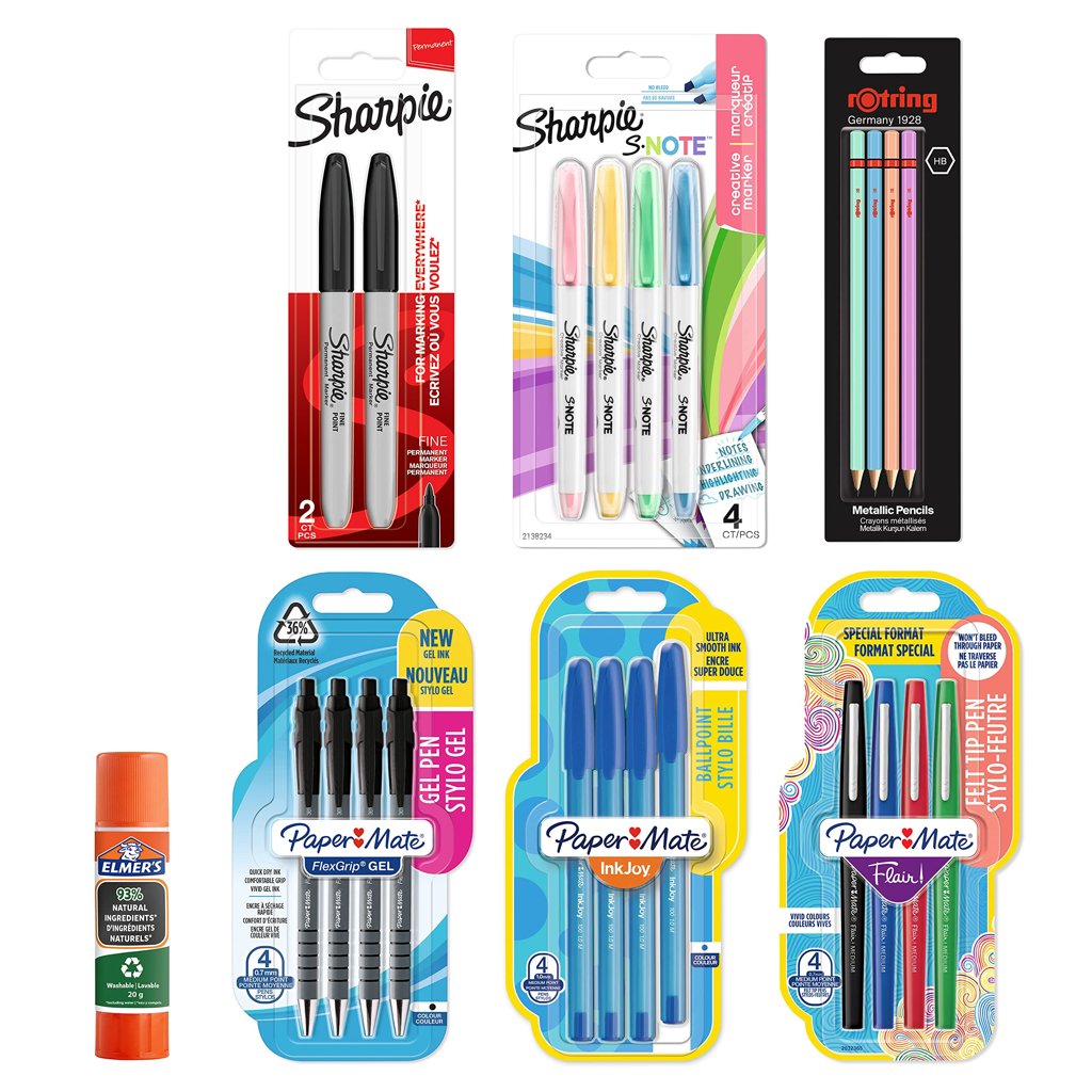 Pack esencial de papelería con marcas top a precio imbatible