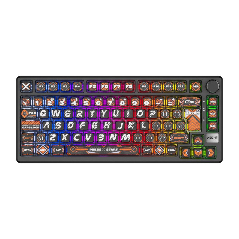 Teclado mecánico Royal Kludge RKM75 con switches Mint – diseño compacto