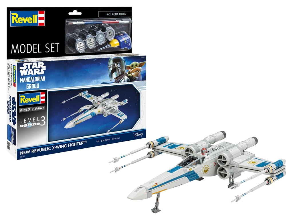 Maqueta del X‑Wing de la Nueva República – Edición Mandalorian