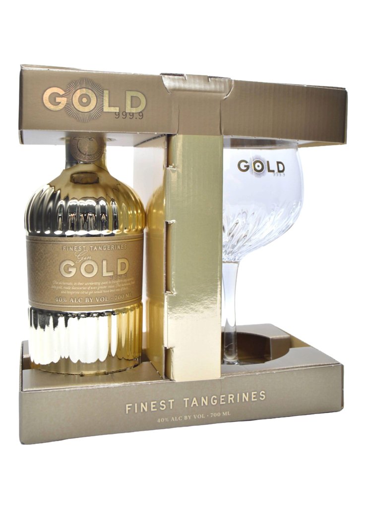 Ginebra Gold 999.9 con copa: sabor premium a precio rebajado