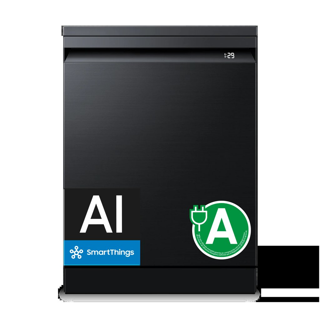 Lavavajillas Bespoke AI 60 cm Grafito: instalación libre y ahorro